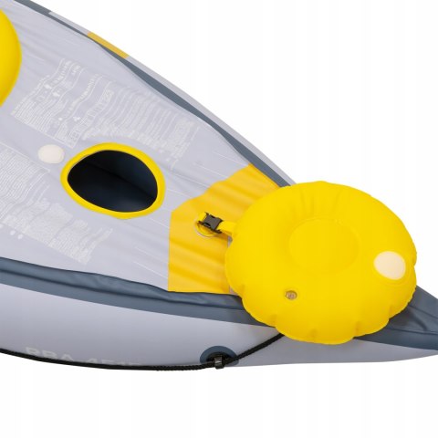 Rebel Electro Kajak Pompowany 282x90 cm Wiosło Pompka Siedzisko RBA-4515