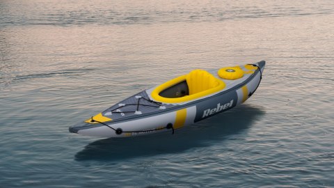 Rebel Electro Kajak Pompowany 282x90 cm Wiosło Pompka Siedzisko RBA-4515