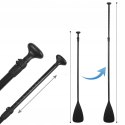 Składane Wiosło Kajakowe do Deski SUP 2w1 Regulowane 3-Częściowe 210 cm Pro