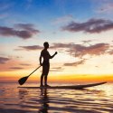 Składane Wiosło Kajakowe do Deski SUP 2w1 Regulowane 3-Częściowe 210 cm Pro