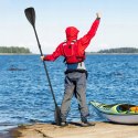 Składane Wiosło Kajakowe do Deski SUP 2w1 Regulowane 3-Częściowe 210 cm Pro