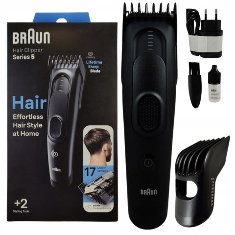 Strzyżarka do włosów BRAUN HC5330 czarny