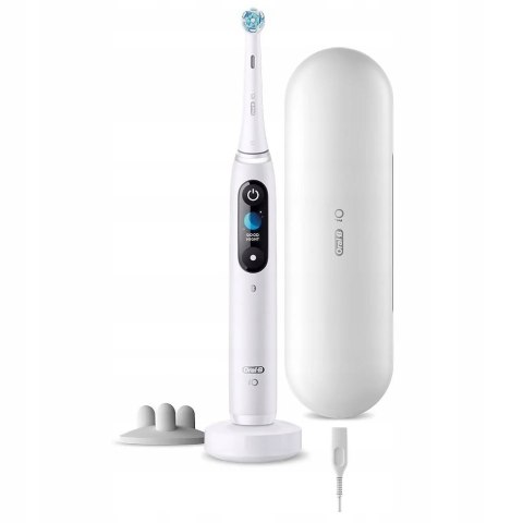 Szczoteczka obrotowa Oral-B iO Series 9s z czujnikiem siły nacisku Biała