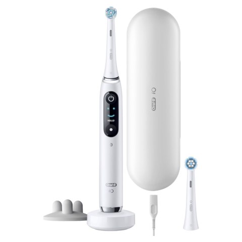 Szczoteczka obrotowa Oral-B iO Series 9s z czujnikiem siły nacisku Biała
