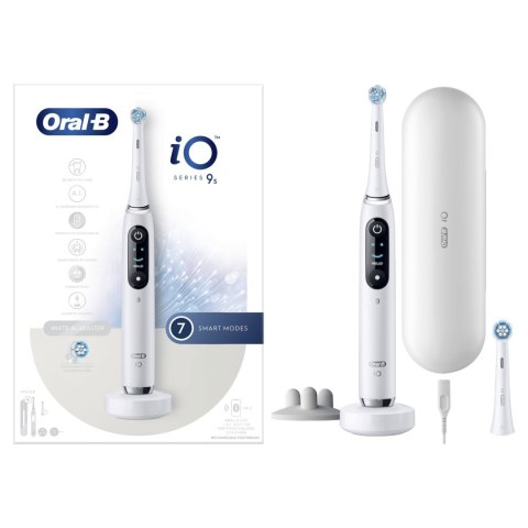 Szczoteczka obrotowa Oral-B iO Series 9s z czujnikiem siły nacisku Biała