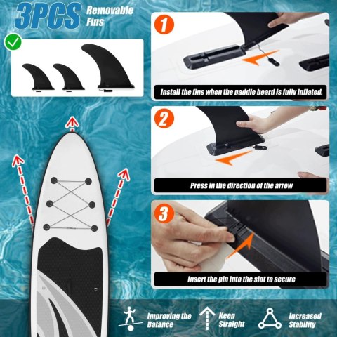 WAVESKY DESKA SUP NADMUCHIWANA 325CM DO PADDLEBOARDINGU
