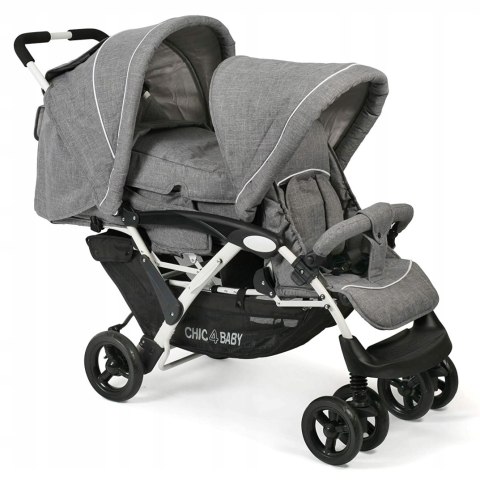 Wóżek Chic 4 Baby Duo szary