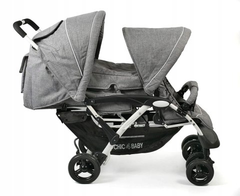 Wóżek Chic 4 Baby Duo szary