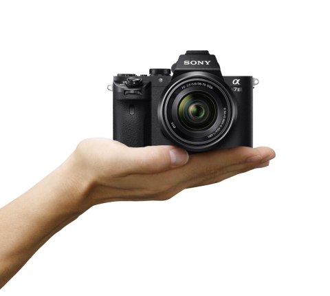 Aparat bezlusterkowy Sony A7II korpus pełna klatka 24 MP stabilizacja