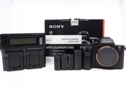 Aparat bezlusterkowy Sony A7II korpus pełna klatka 24 MP stabilizacja