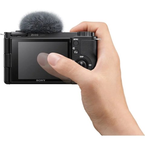 Aparat bezlusterkowy Sony ZV-E10 korpus APS-C 24.2 MP 4K czarny Wi-Fi