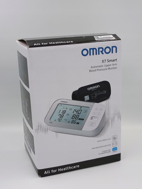 Ciśnieniomierz naramienny OMRON X7 Smart Bluetooth AFib + mankiet 22-42