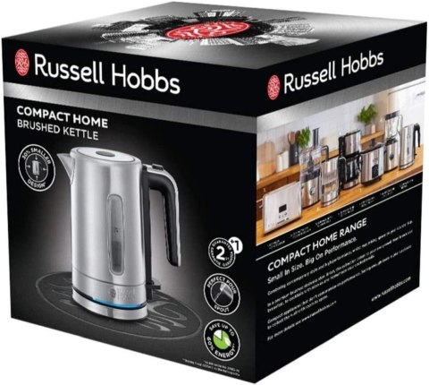 Czajnik elektryczny Russell Hobbs 24190-70 2400 W 0,8 l srebrny/szary