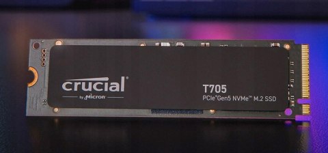 Dysk SSD Crucial T705 1 TB M 2 PCIe NVMe Gen5 PCI Express 5 0 SMART
