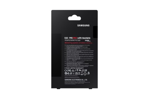 Dysk SSD Samsung 990 Pro Heatsink 1 TB M.2 NVMe PCIe 4.0 7450 MBs