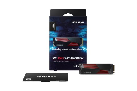 Dysk SSD Samsung 990 Pro Heatsink 1 TB M.2 NVMe PCIe 4.0 7450 MBs