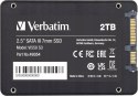 Dysk SSD Verbatim VI550 S3 2 TB 2 5 SATA III TLC Technologia TRIM NCQ