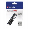 Dysk SSD Verbatim Vi560 2 TB M.2 2280 SATA III odczyt do 550 MB/s