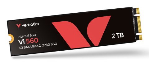 Dysk SSD Verbatim Vi560 2 TB M.2 2280 SATA III odczyt do 550 MB/s