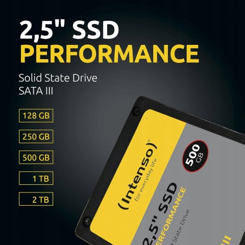 Dysk wewnętrzny SSD Intenso Performance 500 GB 2.5 cala SATA III 3814450