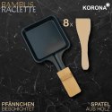 Korona 45090 grill raclette dla 8 osób, wysokiej jakości design bambusowy