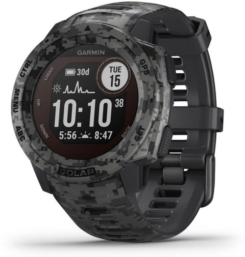 Smartwatch Garmin Instinct Solar Camo szary
