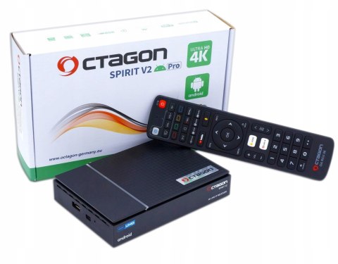 TV Box Octagon Spirit V2 Pro 4K UHD Android TV 2 GB RAM 32 GB Bluetooth