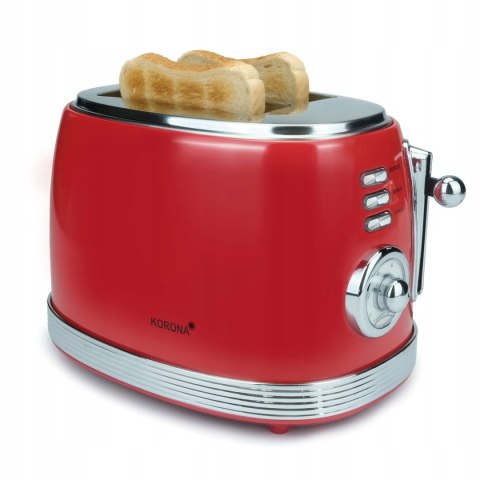 Toster Korona 21668 czerwony 850 W