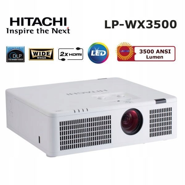 PROJEKTOR Hitachi LP-WX3500 LED 3500ANSI NOWY !