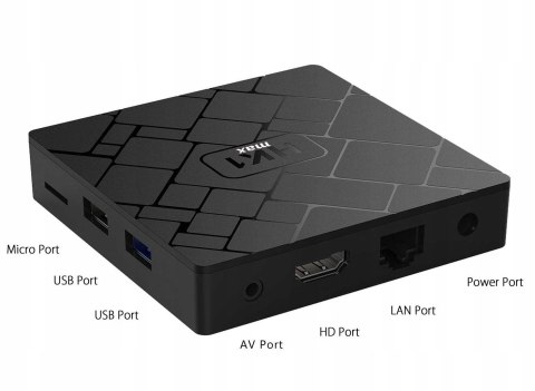 Smart tv box HK1 MAX Android 9.0 TV Box 4GB 64GB