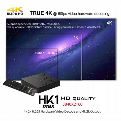 Smart tv box HK1 MAX Android 9.0 TV Box 4GB 64GB