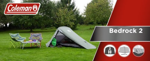 Namiot rowerowy/camping Coleman Bedrock 2 FV NOWY