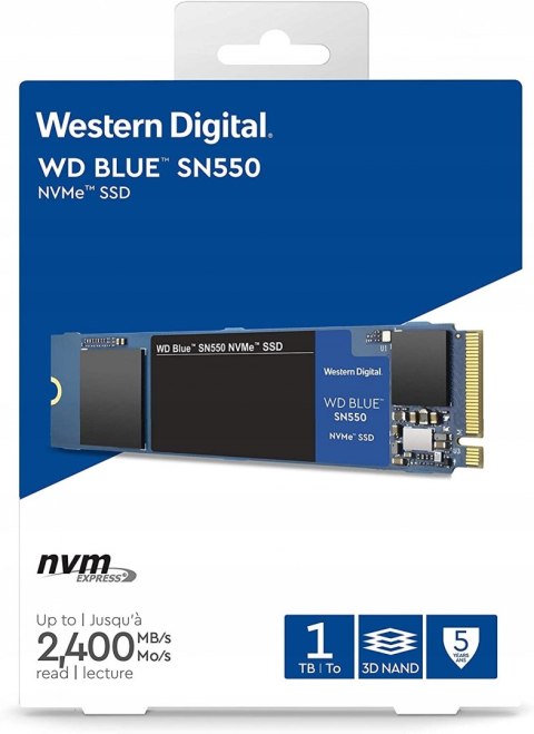 Dysk SSD WD BLUE SN550 1TB GW FV MEGA OKAZJA!