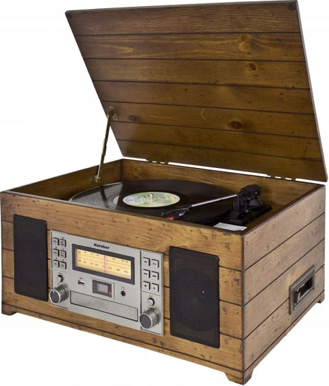 GRAMOFON KARCHER NO-038 BLUETOOTH WOOD OKAZJA!