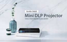 Projektor SIROFLO c800s WiFi Bluetooth OKAZJA