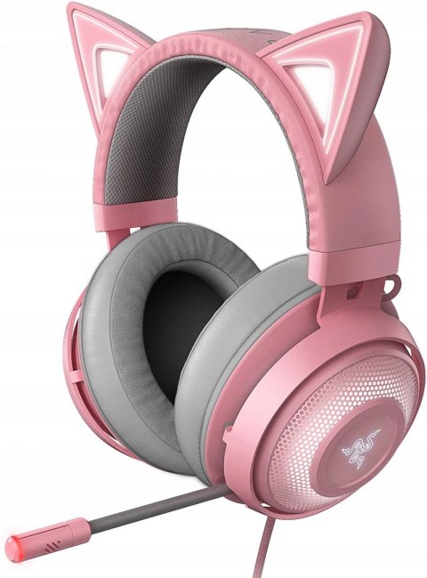 Słuchawki wokółuszne Razer Kraken Kitty Pink HiT