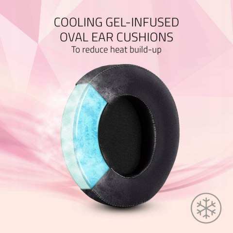 Słuchawki wokółuszne Razer Kraken Kitty Pink HiT Słuchawki wokółuszne Razer Kraken Kitty Pink HiT