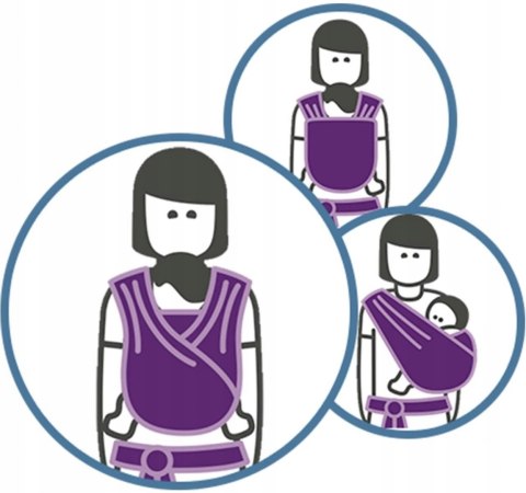 Manduca chusta do noszenia dzieci Sling slate 5 M