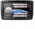 RADIO SAMOCHODOWE HIZPO 8'' GPS BT DVD VW SKODA!
