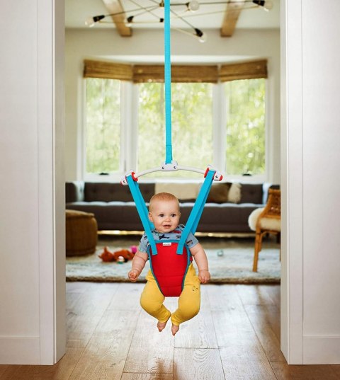 Skoczek Munchkin Bounce pomarańczowo-niebieski