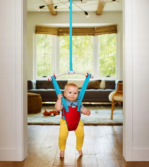 Skoczek Munchkin Bounce pomarańczowo-niebieski