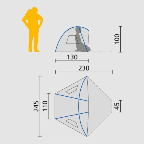 Namiot plażowy Jack Wolfskin Beach Shelter III HiT