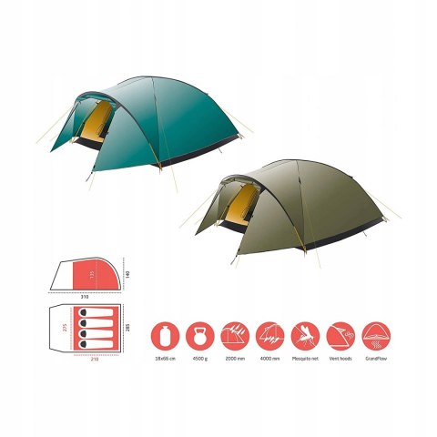 Namiot turystyczny Grand Canyon Topeka 4 GW FV HiT