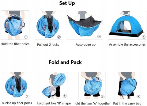 Namiot turystyczny Yuanj Tenda 3 MEGA OKAZJA FV!