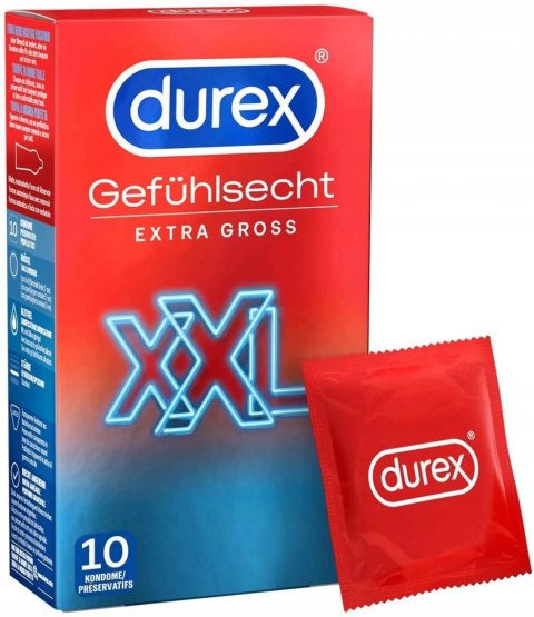 PREZERWATYWY DUREX EXTRA XXL 10SZT OKAZJA HIT!