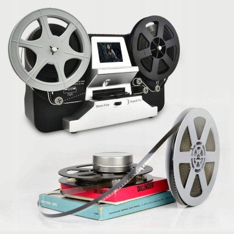 Skaner filmów SUPER 8 NORMAL 8 LCD 2.4 FV23% GW ! Skaner filmów SUPER 8 NORMAL 8 LCD 2.4 FV23% GW !