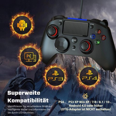 KONTROLER PRZEWODOWY PICTEK PS4 PC MEGA OKAZJA HIT