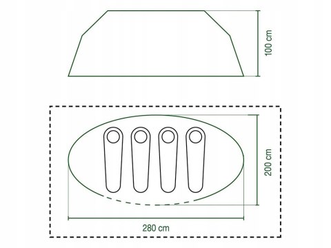 Namiot turystyczny Coleman Galiano 4 Pop Up GW FV!
