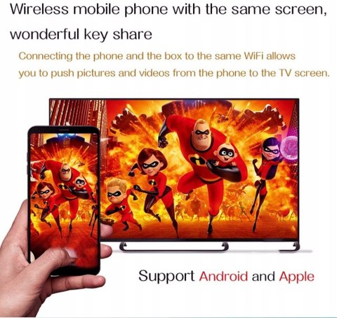 Odtwarzacz multimedialny H96 MAX 4GB RAM 64GB ROM!