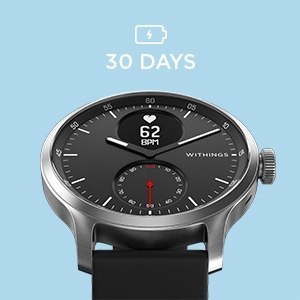Smartwatch hybrydowy Withings ScanWatch 42 mm HiT!
